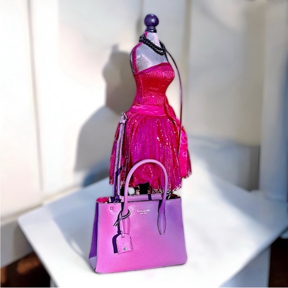 Kate Spade Eva Small Top Zip Satchel – Limited Edition Purple Mauve, NWT - Picture 5 of 16